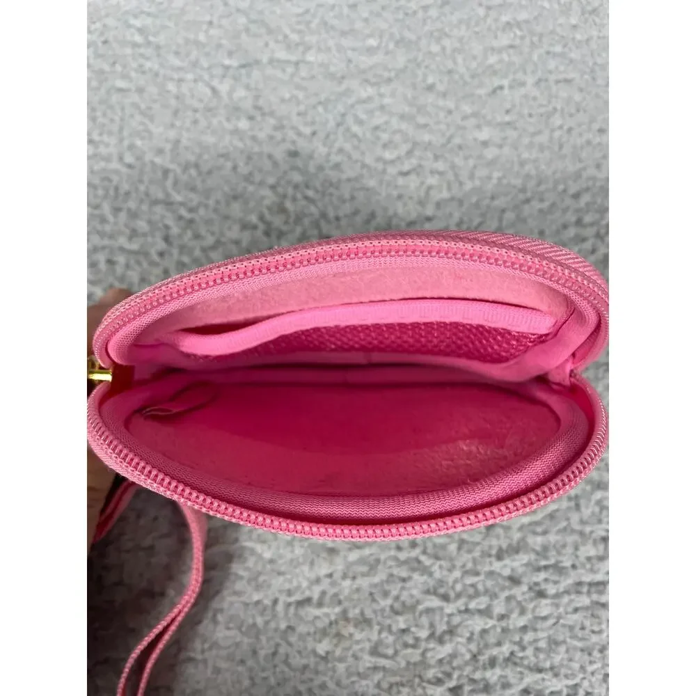 Lilly Pulitzer Green Pink Camera Case Womens Wallet Wristlet